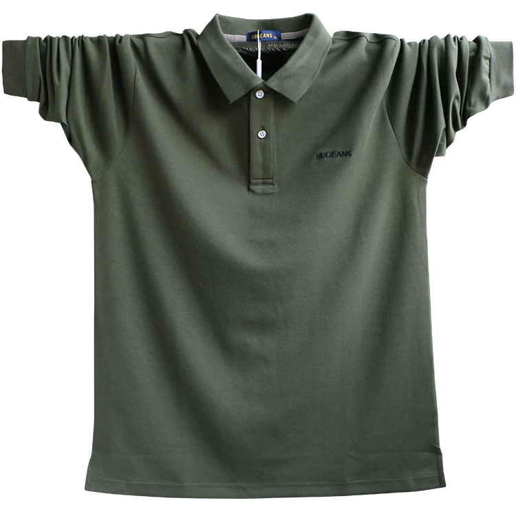 Для мужчин s Poloshirt мода с длинным рукавом Твердые Хлопок трикотажный пуловер мужской Slim Fit Бизнес Для мужчин Костюмы футболки-поло A5307