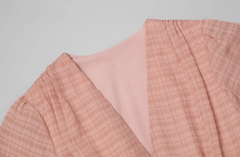 Простое модное винтажное платье с v образным вырезом однобортное бальное