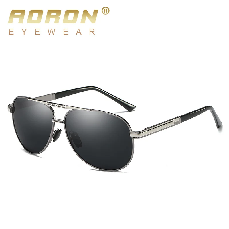 Солнцезащитные очки Aoron UV400 Мужские и женские алюминиевые Поляризационные