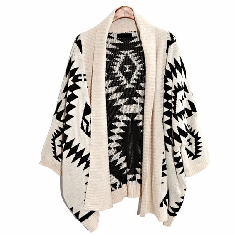 Женский длинный кардиган с V-образным вырезом свободная вязаная шаль длинными