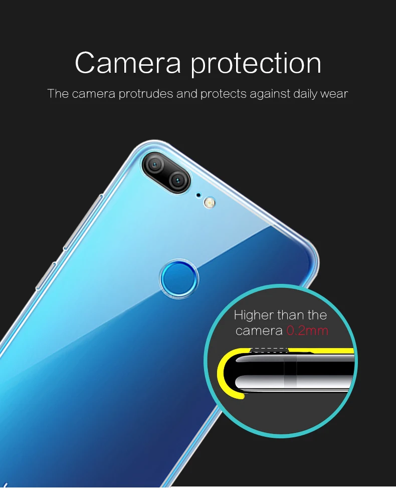 Мягкий силиконовый чехол MOFi для huawei honor 9 Lite, прозрачный чехол из ТПУ для honor 9 Lite, 5,65 дюйма, чехол для сотового телефона