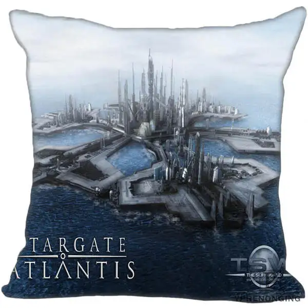 Square Pillowcases На Заказ Декоративная наволочка Sga старгейт Атлантис квадратная молния наволочка лучший подарок 35X35,40x40,45x45 см(одна сторона) 180516-59 - Цвет: Square Pillowcases