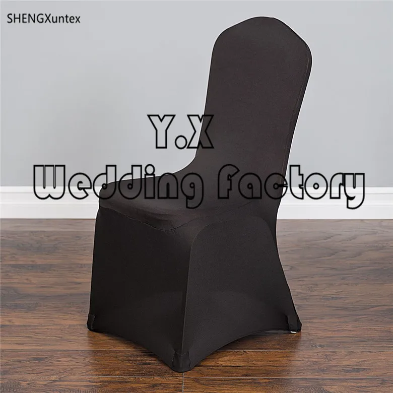 

Black Color WeddIing Lycra Spandex Chair Cover For Wedding Event Decoration