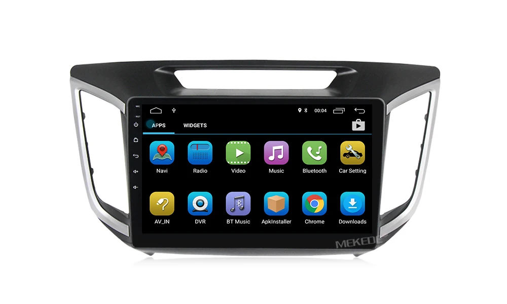 10," 1024x600 HD Quad 4 ядра Android 8,1 автомобильный DVD для hyundai Creta IX25-18 с Оперативная память gps радио навигации