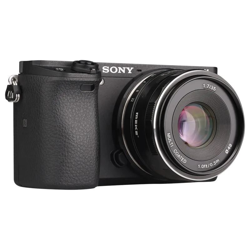 Объектив Meike MK 35 мм F1.7 с ручной фокусировкой объектив для камеры большой