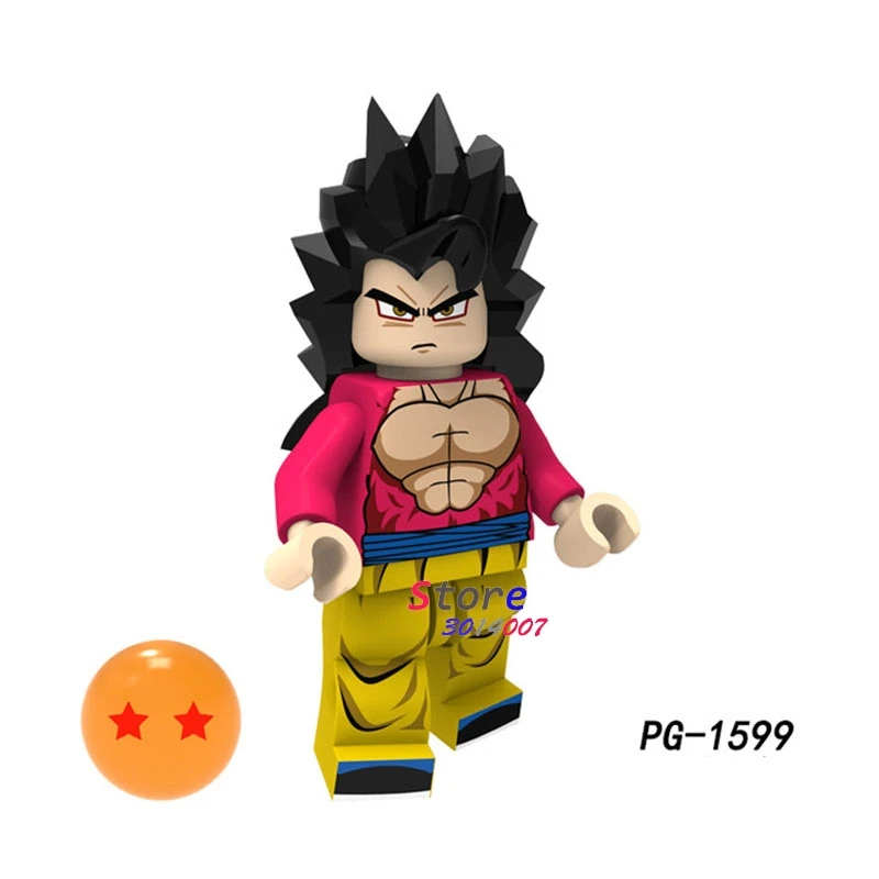 PG1599 Один строительный конструктор Super Mario Bros Luigi Dragon Ball Z Torankusu мультфильм серии модель кирпич детские игрушки для детей - Цвет: PG1599
