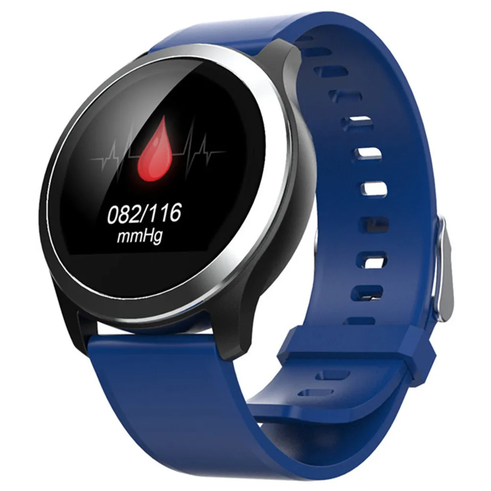 Смарт-браслет MODOSON Z03 монитор сердечного ритма фитнес-трекер Smartband кровяное давление часы для samsung huawei LG iphone - Цвет: blue