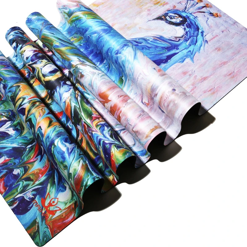 183cm*61cm*5mm New Style Natural Rubber Absorb Sweat Comfortable Suede Fabric Non-Slip Lose Exercise Yoga Mat | Спорт и развлечения