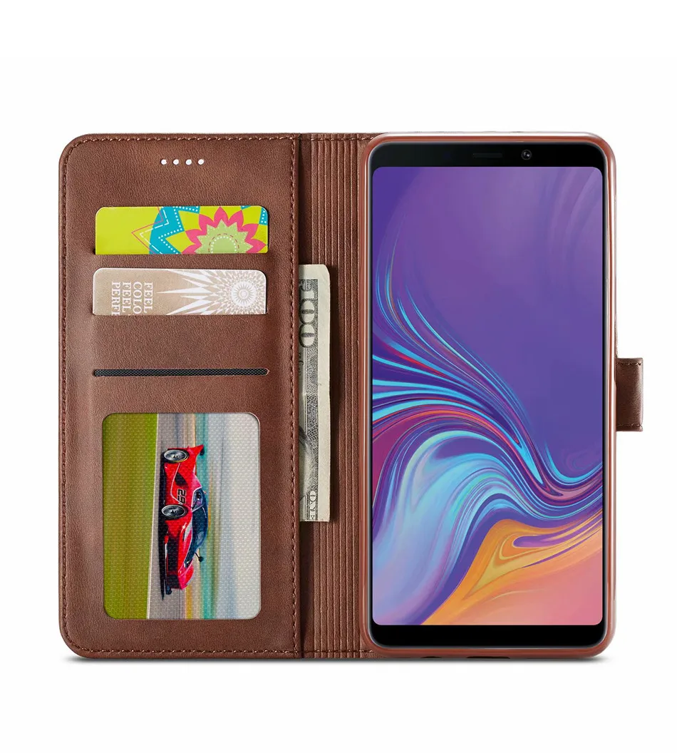 Для samsung A7 Чехол-книжка винтажный Чехол-кошелек для samsung Galaxy A9 Чехол кожаный магнитный чехол для телефона на A7 Чехол-книжка