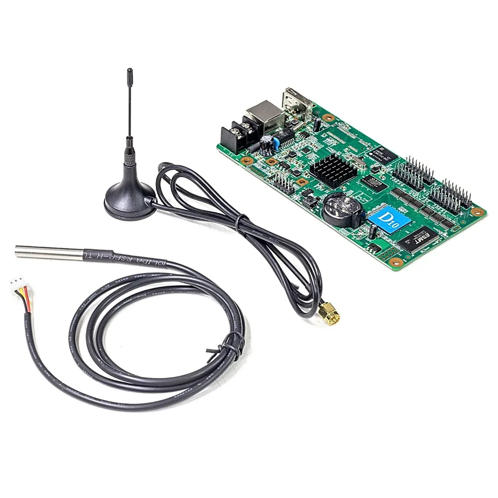 HD-D10+ температура дисплей, Wi Fi контроллер, RGB полный светодиодный LED SIFN контроллер, кабриолет английский, поддержка Wi Fi, U диск