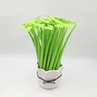 1 шт.лот, гелевая ручка Lucky Leaf Creative 0,5 мм черная зеленая ручка для школы и офиса