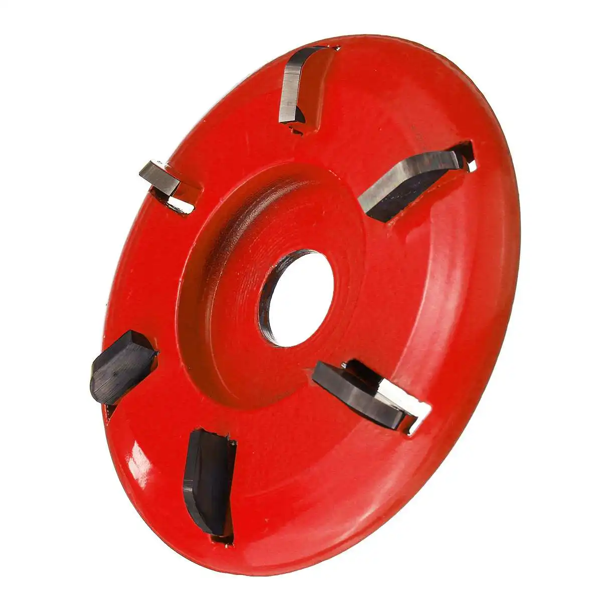 round red Резьба по дереву, дисковая угловая шлифовальная машина, деревообрабатывающая турбо круглая/плоскостная для 16 мм апертуры, угловая шлифовальная машина, насадка, фреза - Цвет: round red