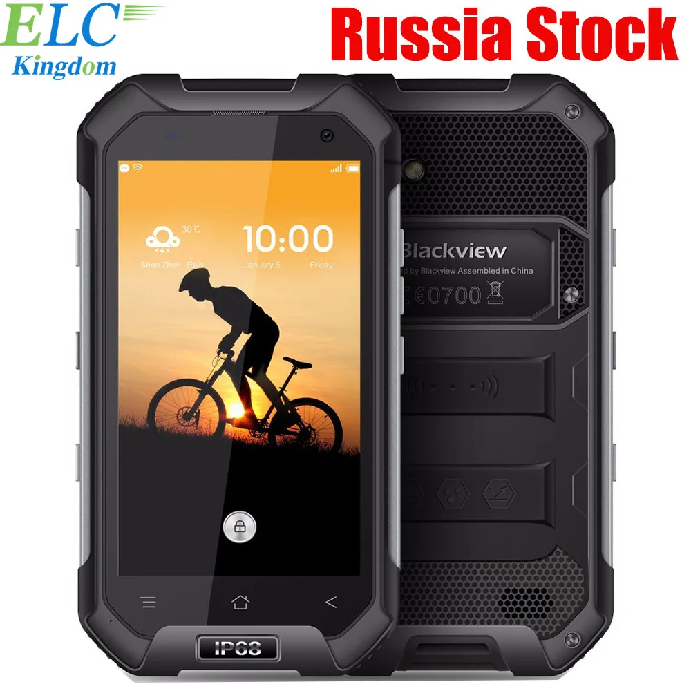 Оригинал Blackview BV6000 IP68 Водонепроницаемый Окта основные 4 Г Смартфон 4.7 ''MTK6737 3