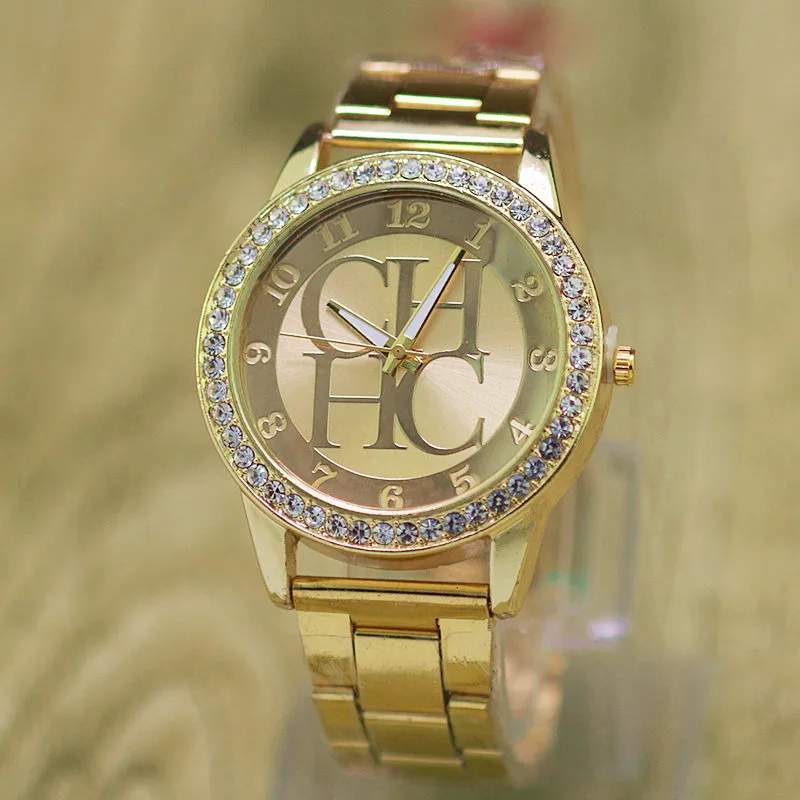 Relojes mujer новые модные роскошные Брендовые женские часы из Женевы нержавеющей