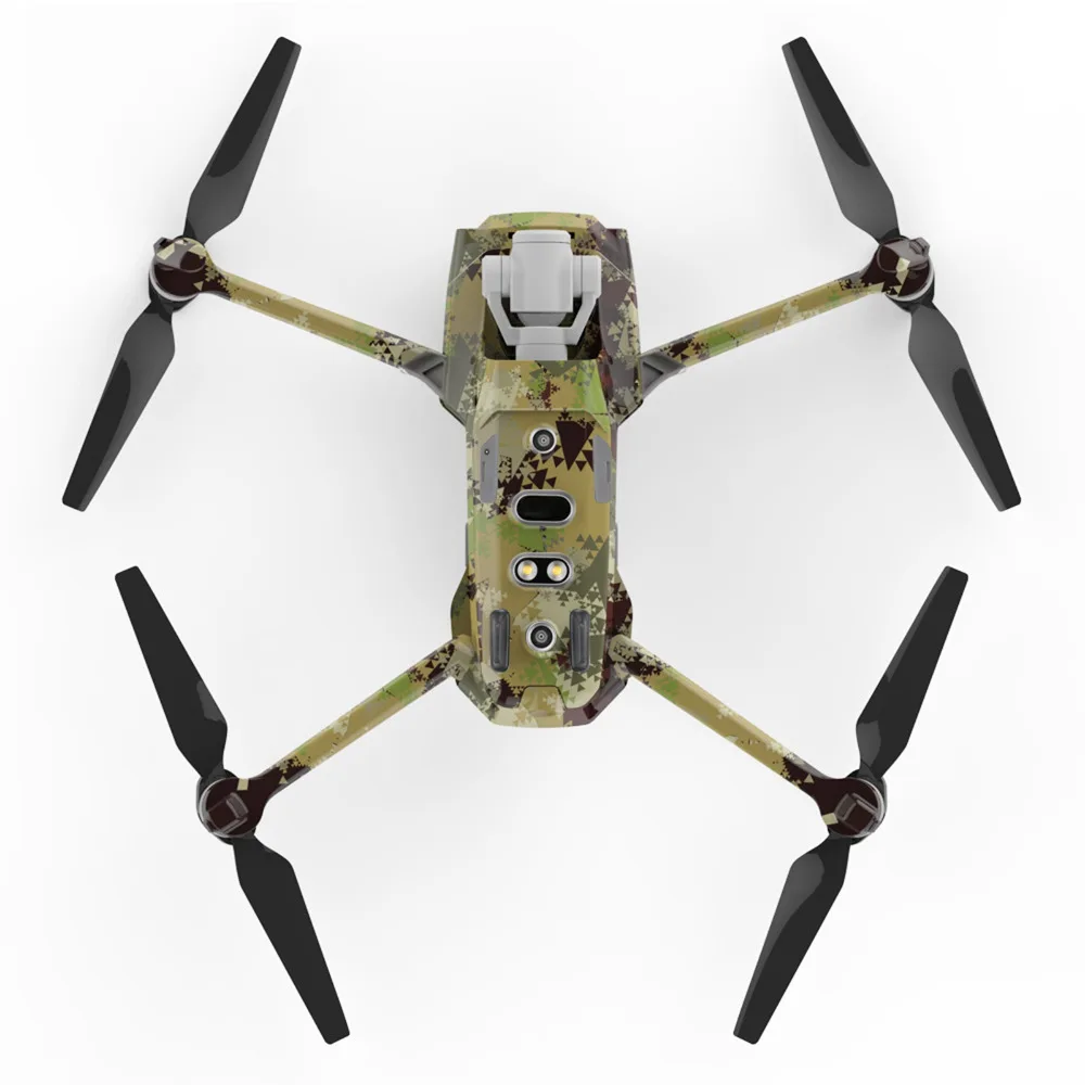 1 комплект камуфляжная Наклейка для DJI Mavic 2 Pro& Zoom Drone кожный чехол Защитная Водонепроницаемая наклейка s части