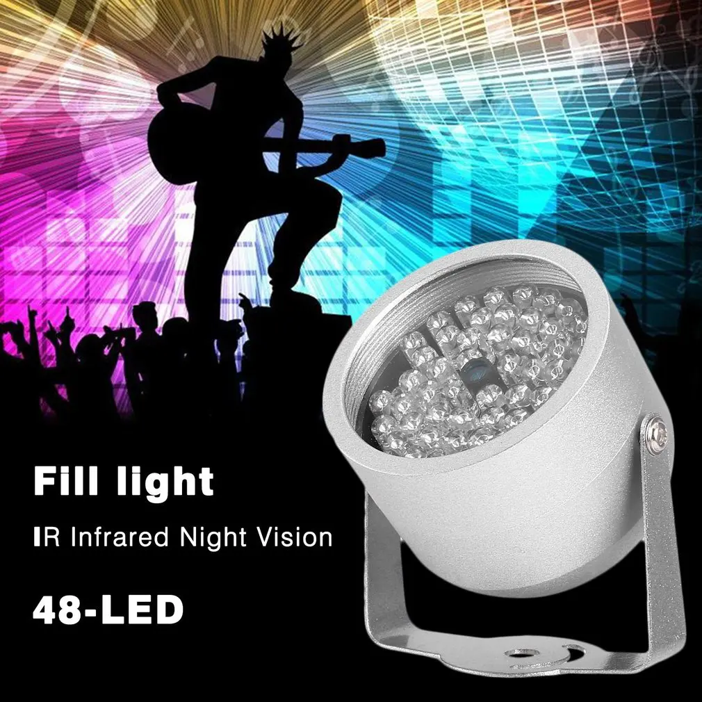 ICOCO 48 LED illuminator Light IR Lamp Securit 850nm 12V CCTV Infrared Night Vision Fill For Surveillance Camera | Лампы и освещение