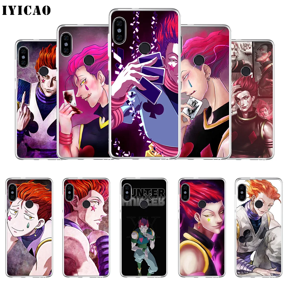 Мягкий силиконовый чехол IYICAO Hisoka hunter x Для Xiaomi Mi 9 8 SE 6 A1 A2 Lite F1 MIX2S MIX3 из