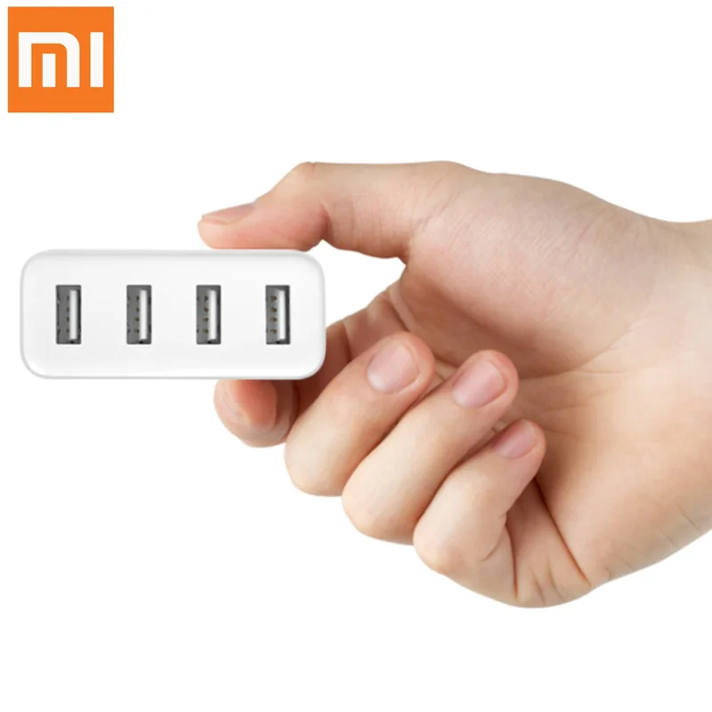 Новое оригинальное Xiaomi Mi портативное 4 порта 35 Вт 2A быстрое usb зарядное устройство