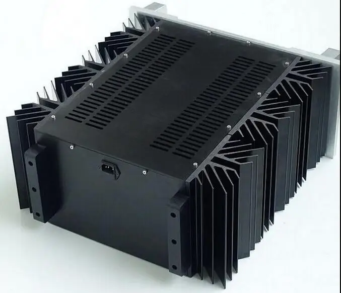 Большой алюминиевый корпус 50 Вт класса А усилителя мощности чехол DIY Deluxe Box|power