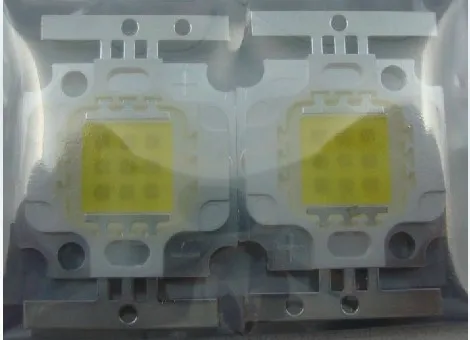 

10w cool white LED integrated lamp beads 45mil light macro chip high power