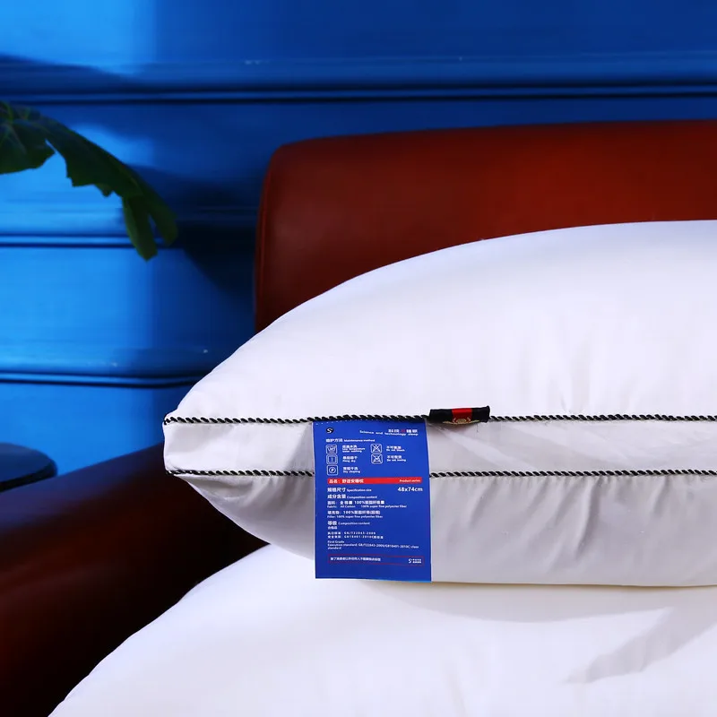 Утолщенная пуховая подушка PP хлопковая Подушка Основной комплект постельного