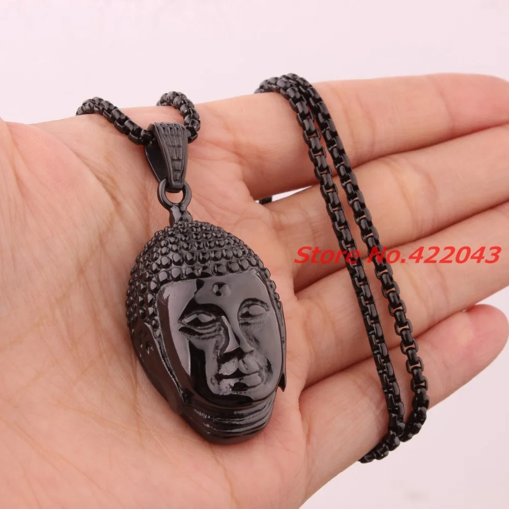 Новейшие буддистские Религиозные Подвески из нержавеющей стали 316L с головой