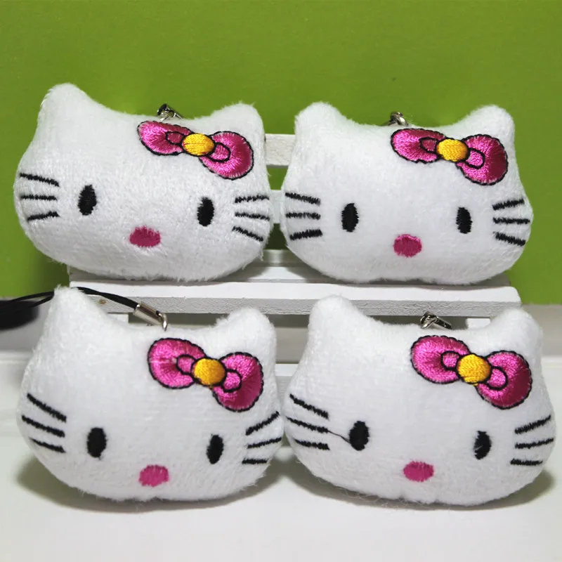 1 шт. плюшевая игрушка hello kitty маленький кулон детский подарок для вечеринки KT