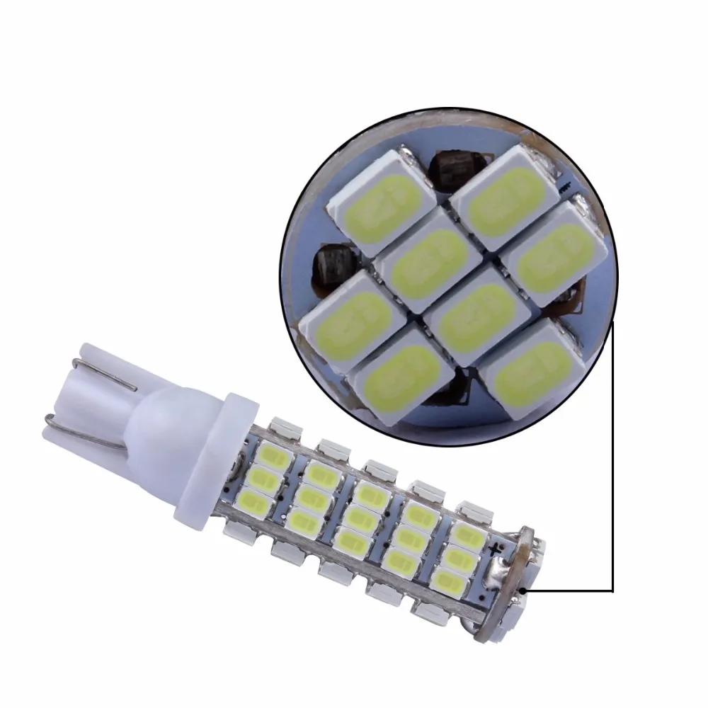 Par Lampada Pingo 68 Leds Pingao emade 6000K Branca Brilhante T10|brilhante| |