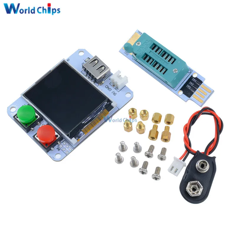MK 328 MK328 ATmega328p Диод Триод Емкость транзистора тестер 1 8 дюймов ЖК экран 128X160 мини USB