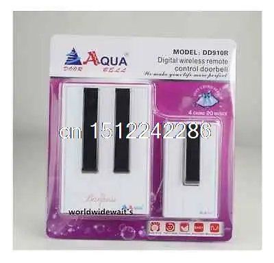 Новый беспроводной дверной звонок пианино 1 пульт дистанционного управления