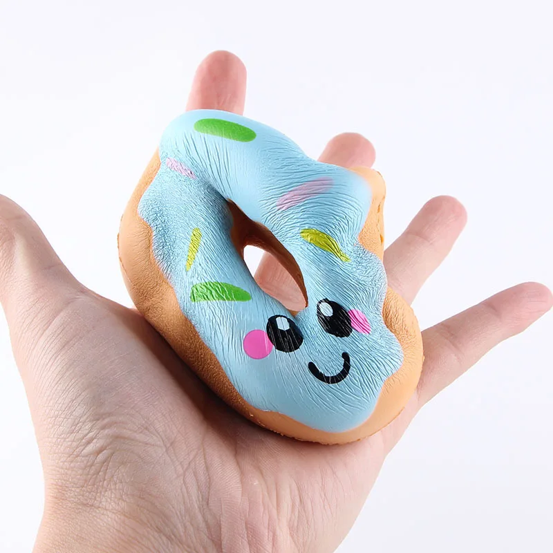 15 шт. сожмите мягкими крем пончик Ароматические Squishy замедлить рост Squeeze анти