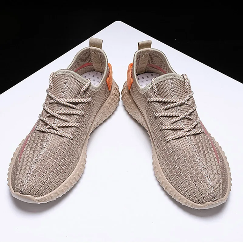Summer Breathable Trend Sports Shoes 2019 New Starry Stretch Fly Weaving Mesh Coconut Wild Casual | Обувь