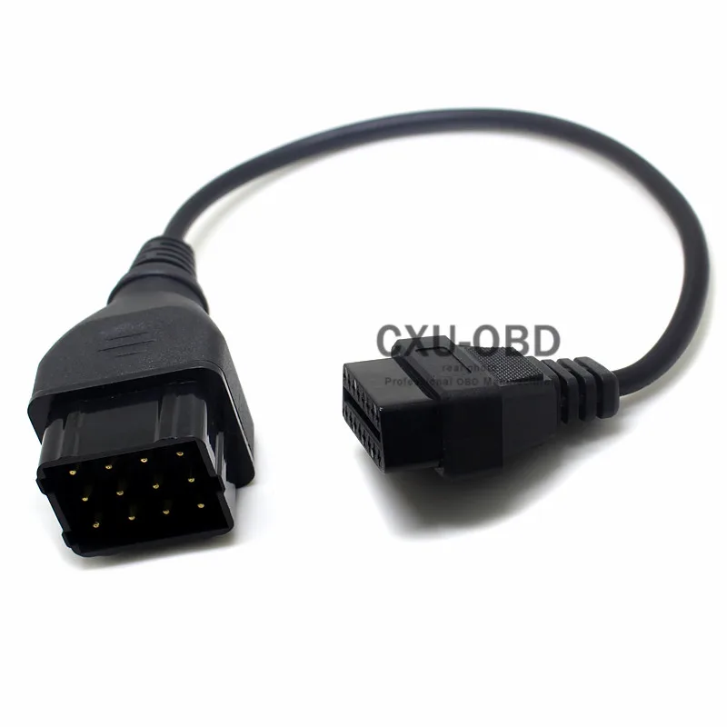 Адаптер автомобильного диагностического инструмента GAZ 12 Pin папа к OBD OBD2 OBDII DLC 16