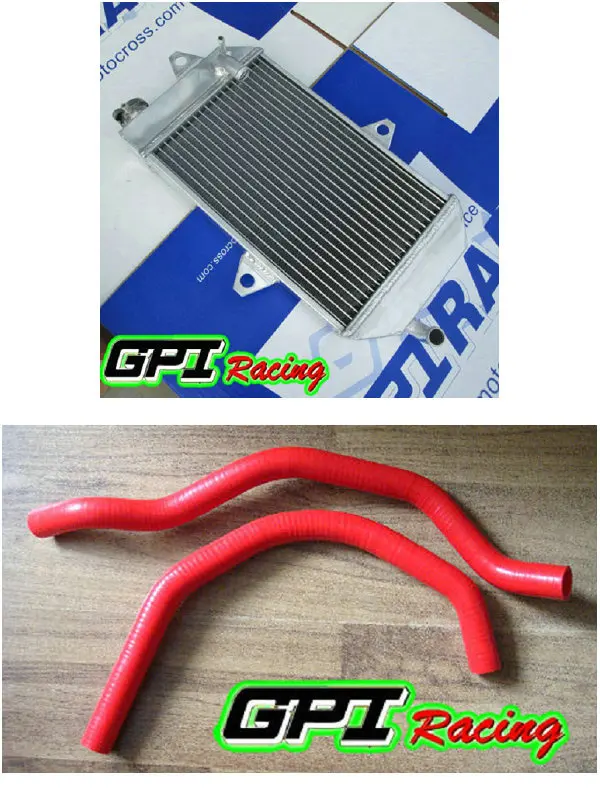 High performance Radiator +RED HOSE for YAMAHA banshee YFZ350 YFZ 350 oversized ATV HIGH-PER. |