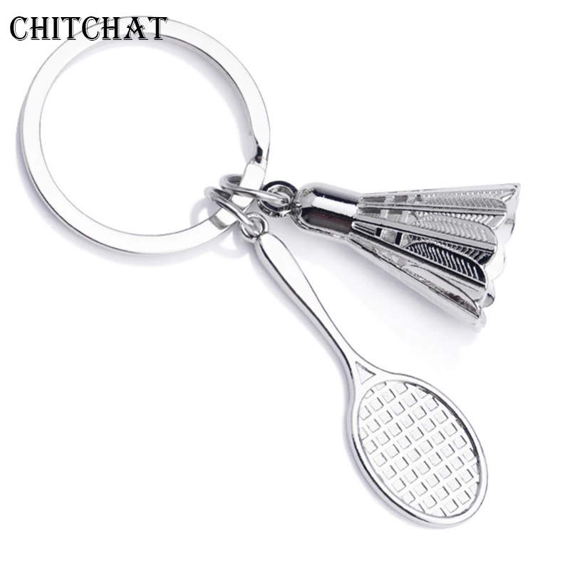 1 шт. брелок для бадминтона и ракетки Волан ракетка ключей креативные подарки