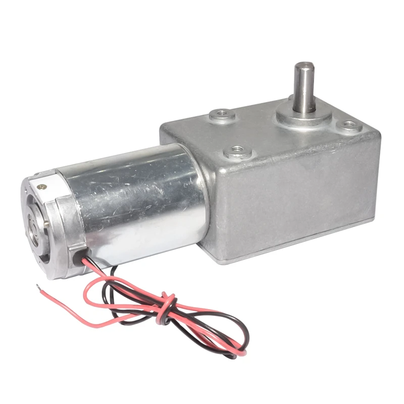 

58GZ868 Gear Motor 12 Volt 24 Volt 6/10/20/55/95RPM Speed High Quality DC Worm Motor With Metal GearBox For Car DIY Toys