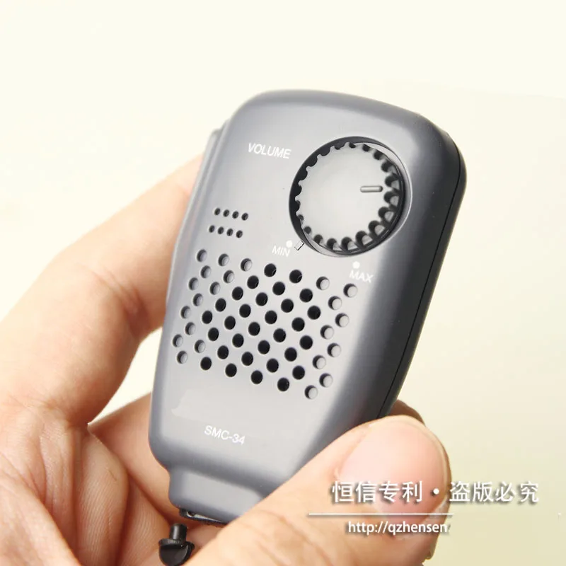 SMC 34 микрофон можно регулировать громкость для иди и болтай Walkie Talkie “иди TH F6A/F7A