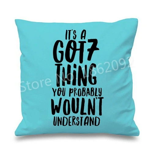 Новинка чехол для подушки It's A GOT7 новинка Kpop наволочка забавный подарок на 7