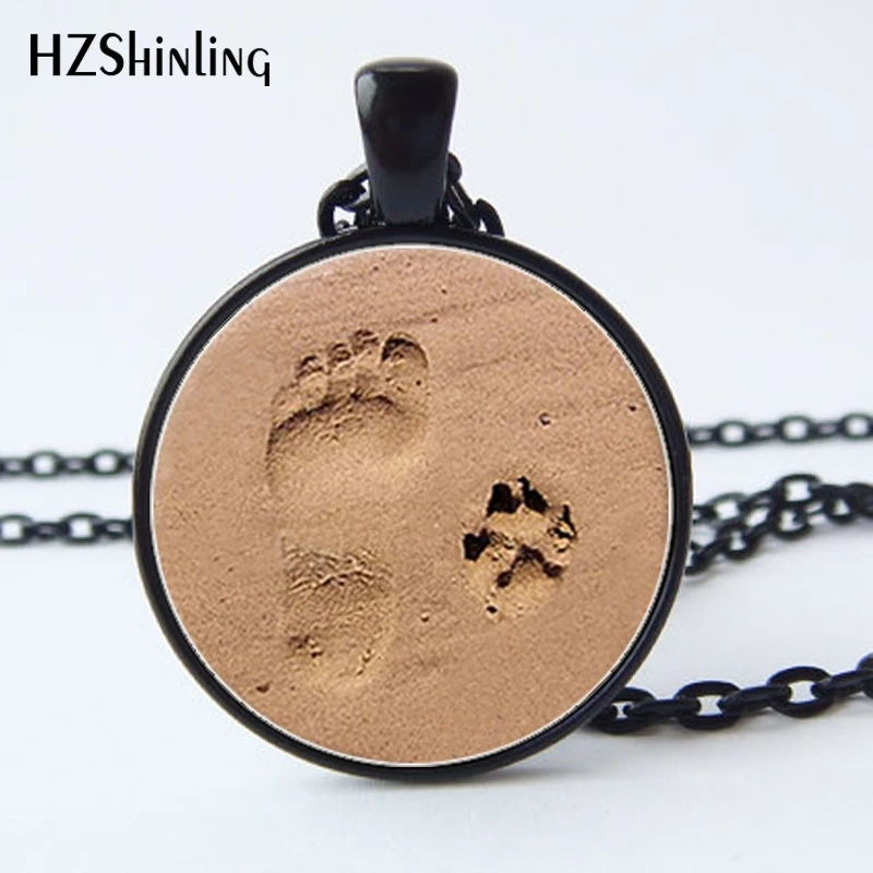 Женская Новинка подвеска в виде слепка украшение собачьей лапы подарок для