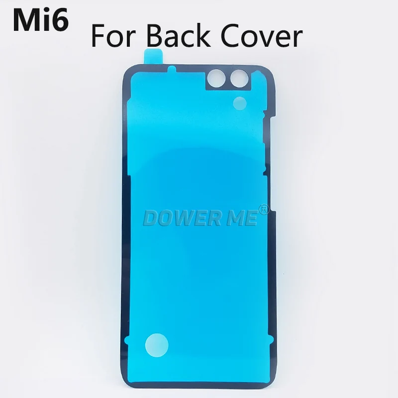 Dower Me для Xiaomi 6 Mi6 ЖК экран наклейка передняя средняя рамка задняя крышка клей