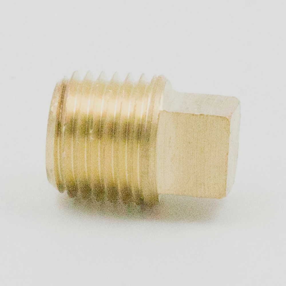 Набор из 2 латунных фитингов для труб квадратная головка штекер 1/8 дюйма 1/4 3/8 1/2 3/4