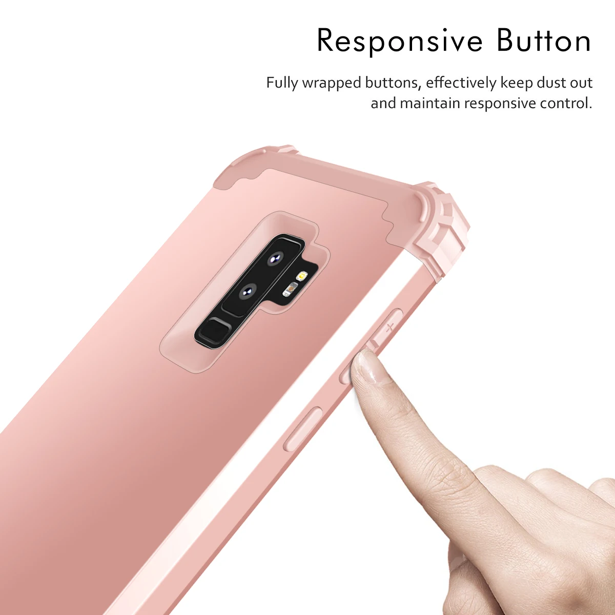 Чехлы для Samsung Galaxy S9 Plus корпус WEFOR сверхпрочный ударопрочный жесткий чехол +