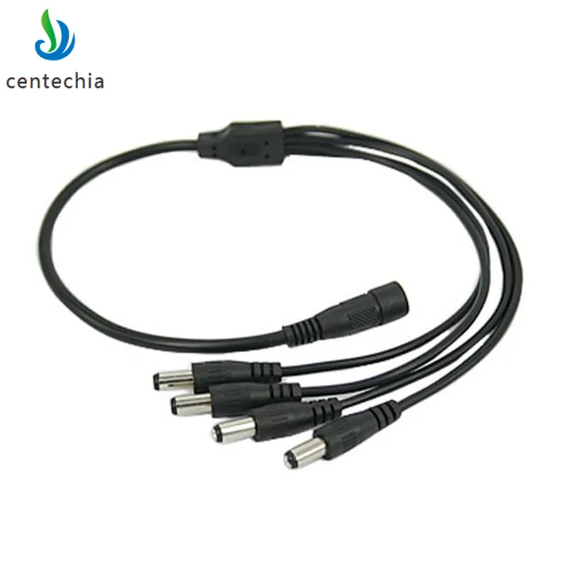 Centechia 1 шт. DC разъем питания сплиттер адаптер Соединительный кабель Женский до 8
