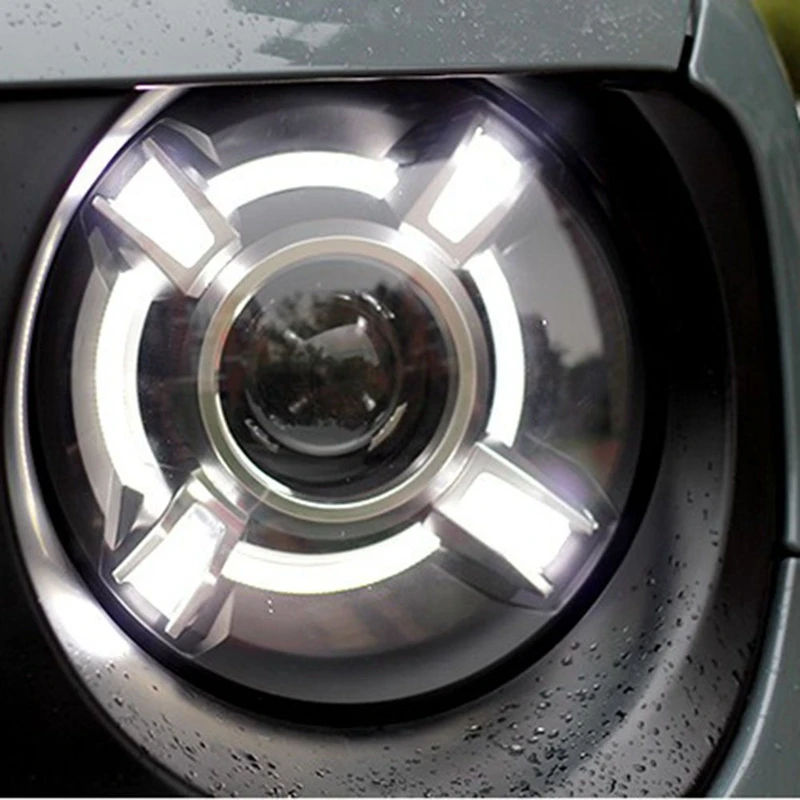 Undoeve пара для Jeep Renegade HID светодиодный фары с DRL и bi xenon проектор 2015 2017 фар|Фара авто в