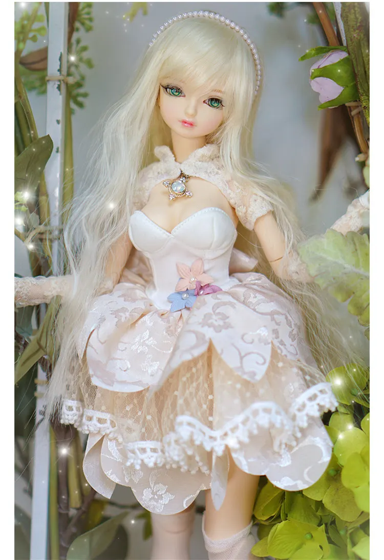 DBS 1/4 bjd 45 см кукла милая девочка только наряд ожерелье Леггинсы Нижнее белье