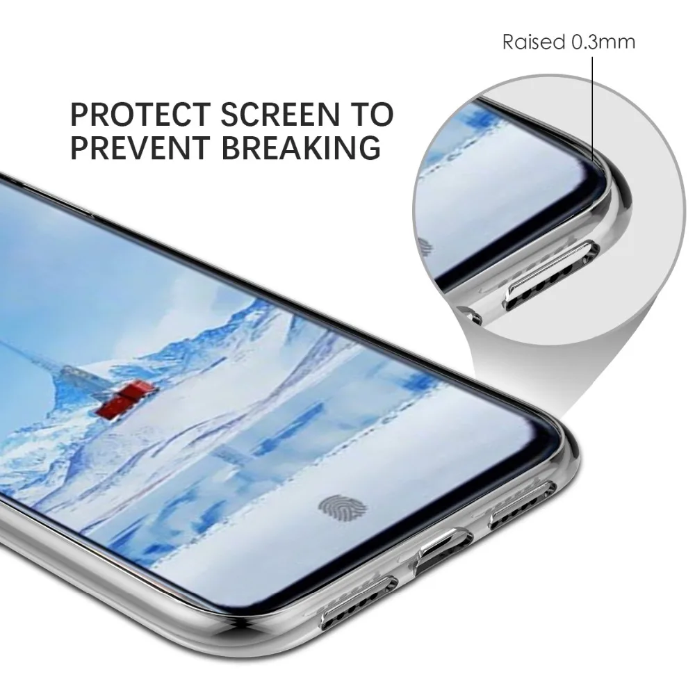 for Huawei Honor V20 Case Transparent Soft TPU Slim Ultra Thin Silicone Back Cover For Shockproof Clear |
