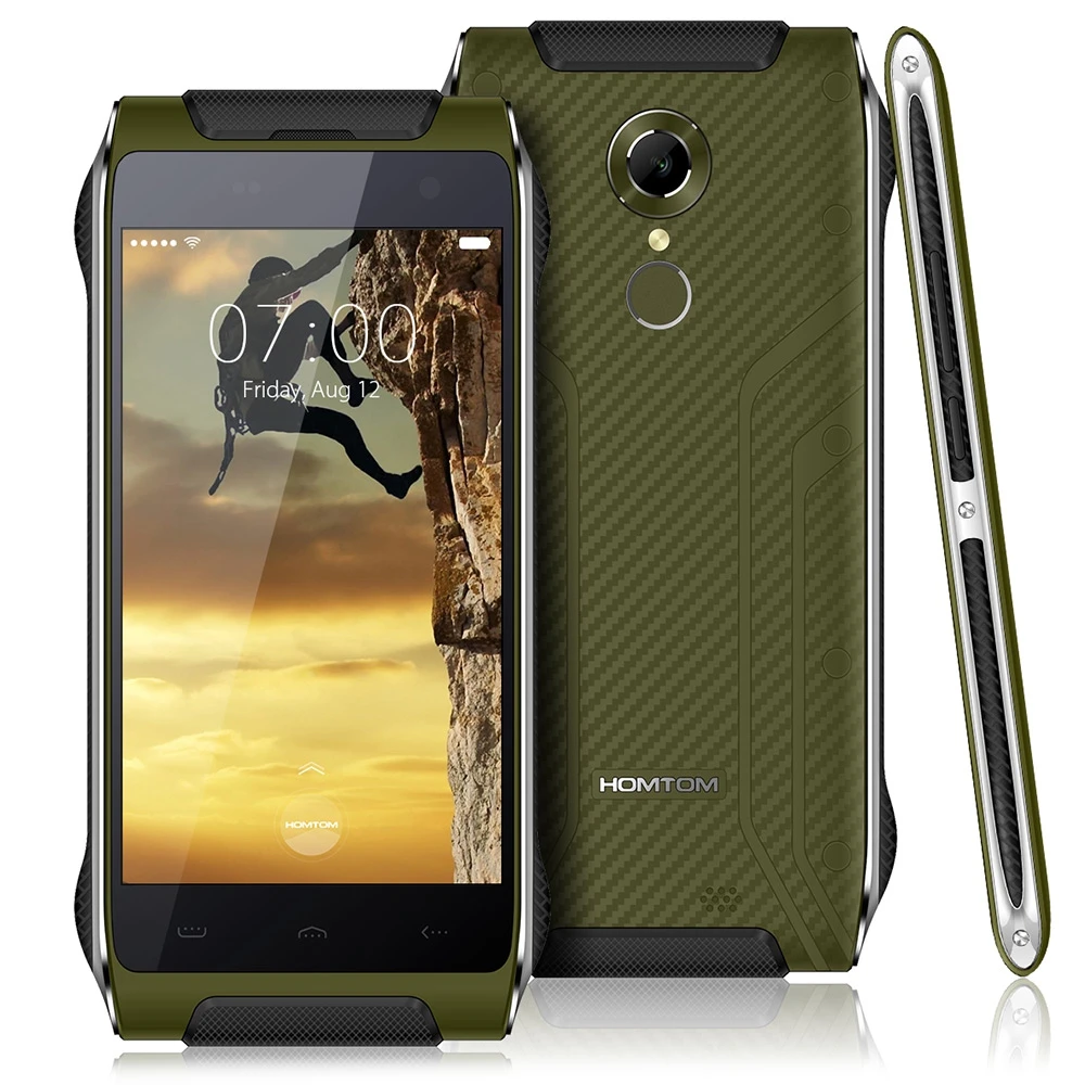 Homtom HT20 Original IP68 Waterproof Smartphone Android 6.0 MT6737 Quad Core 2G RAM 16G ROM 3500mAh 8MP Shockproof Cellphone | Мобильные
