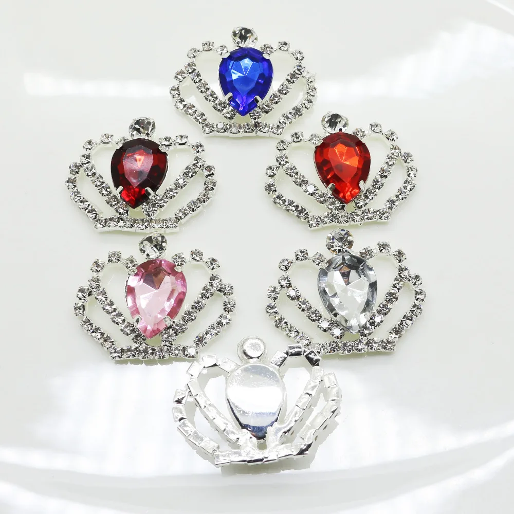 Модная Корона 30*36 мм Украшение Свадебный букет корона DIY аксессуары Стразы