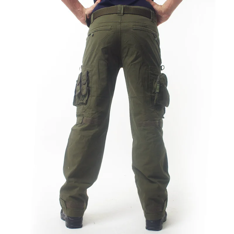 Мужские брюки карго с множеством карманов военные тактические рабочие боевые