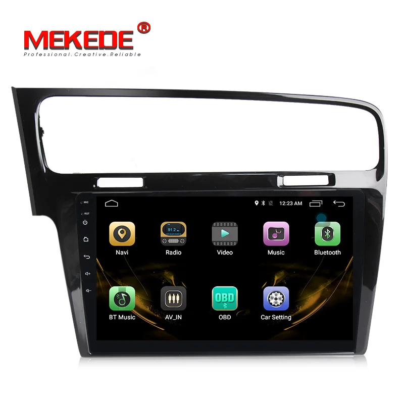 Бесплатная доставка Android 7 1 автомобиля gps навигации плеер для VW GOLF MK7 VII 2013-2017 с WI-FI BT